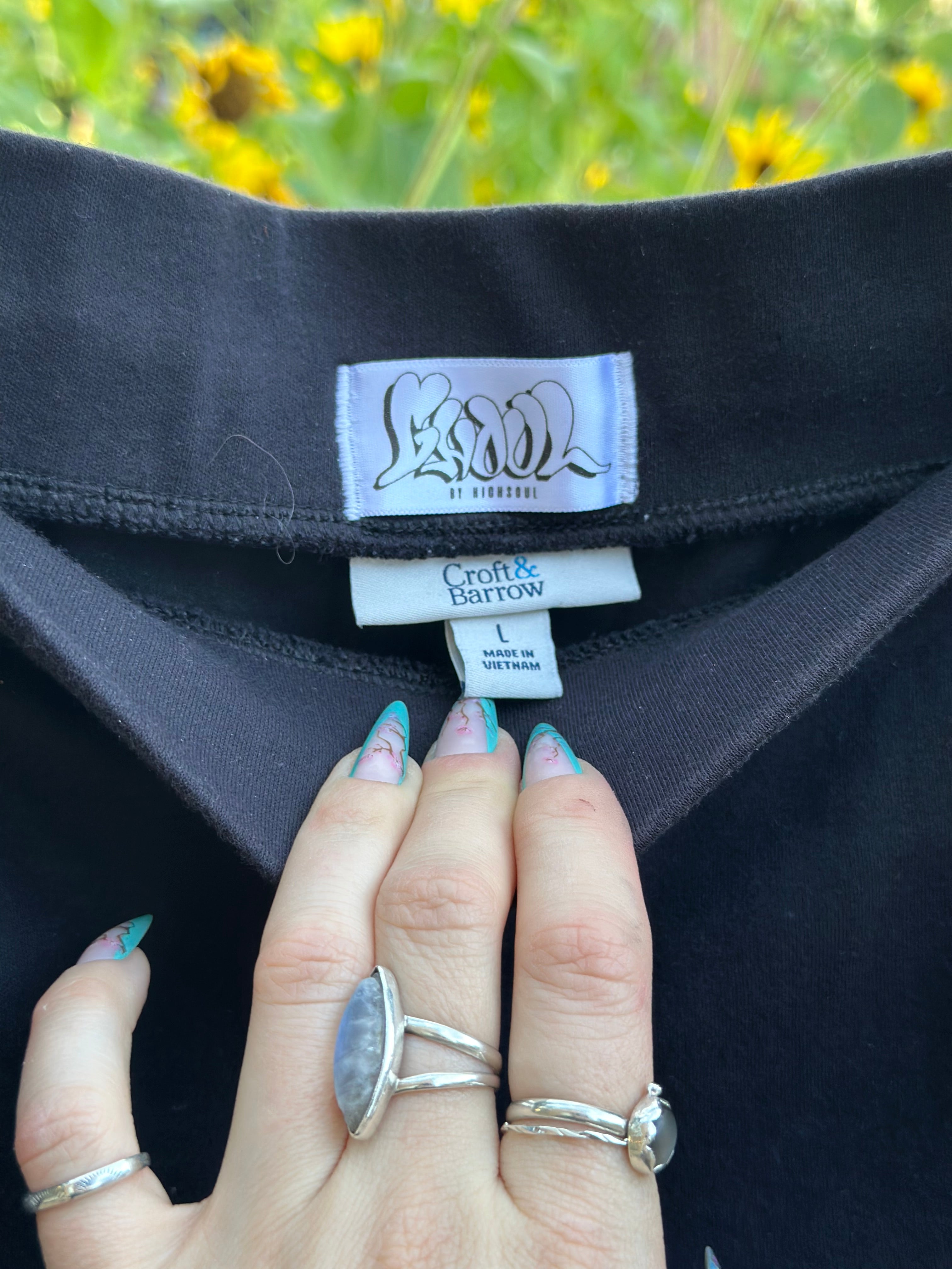 black skirt (with shorts!!) (AND POCKETS)