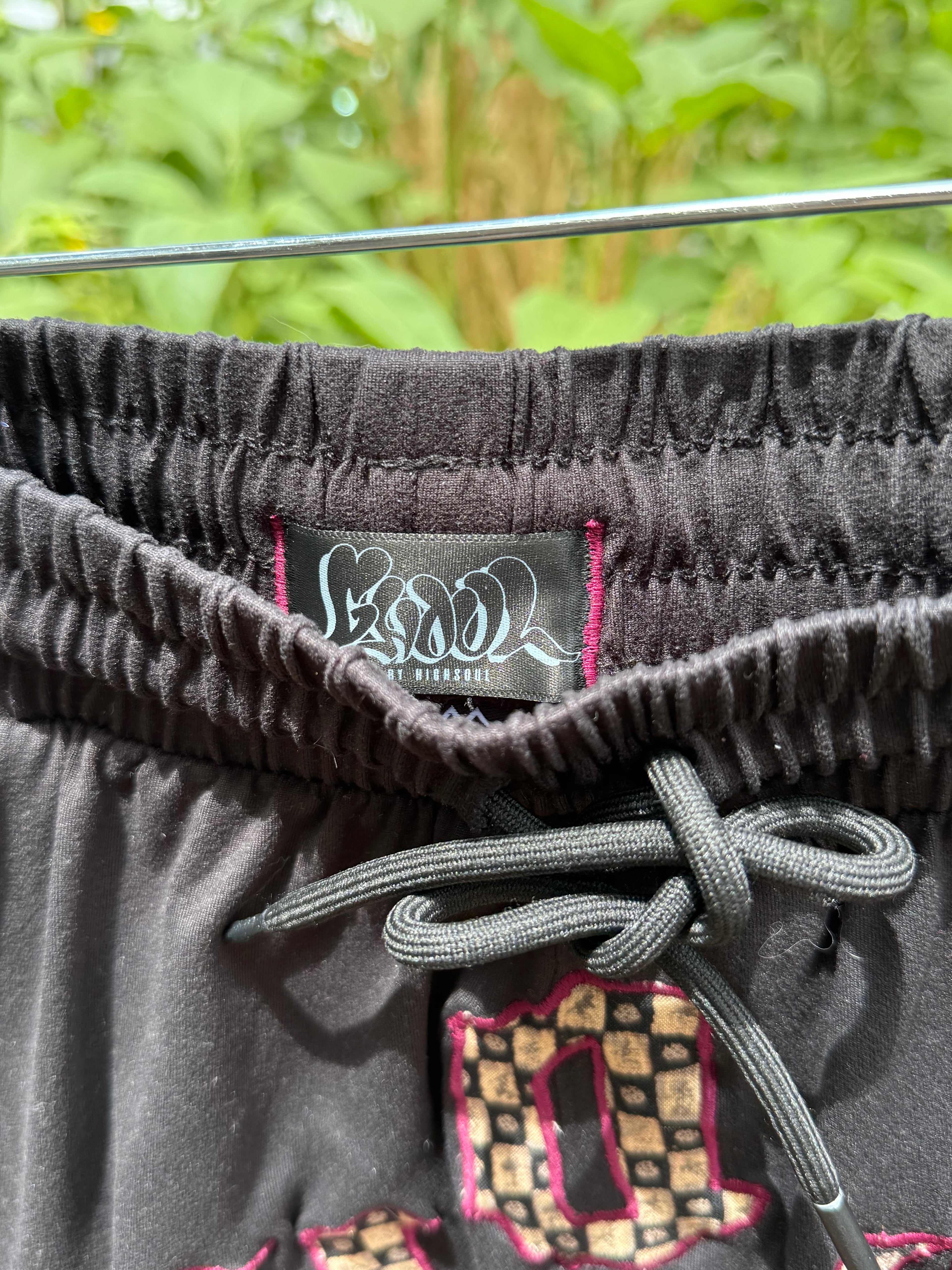 checkered ghoul shorts