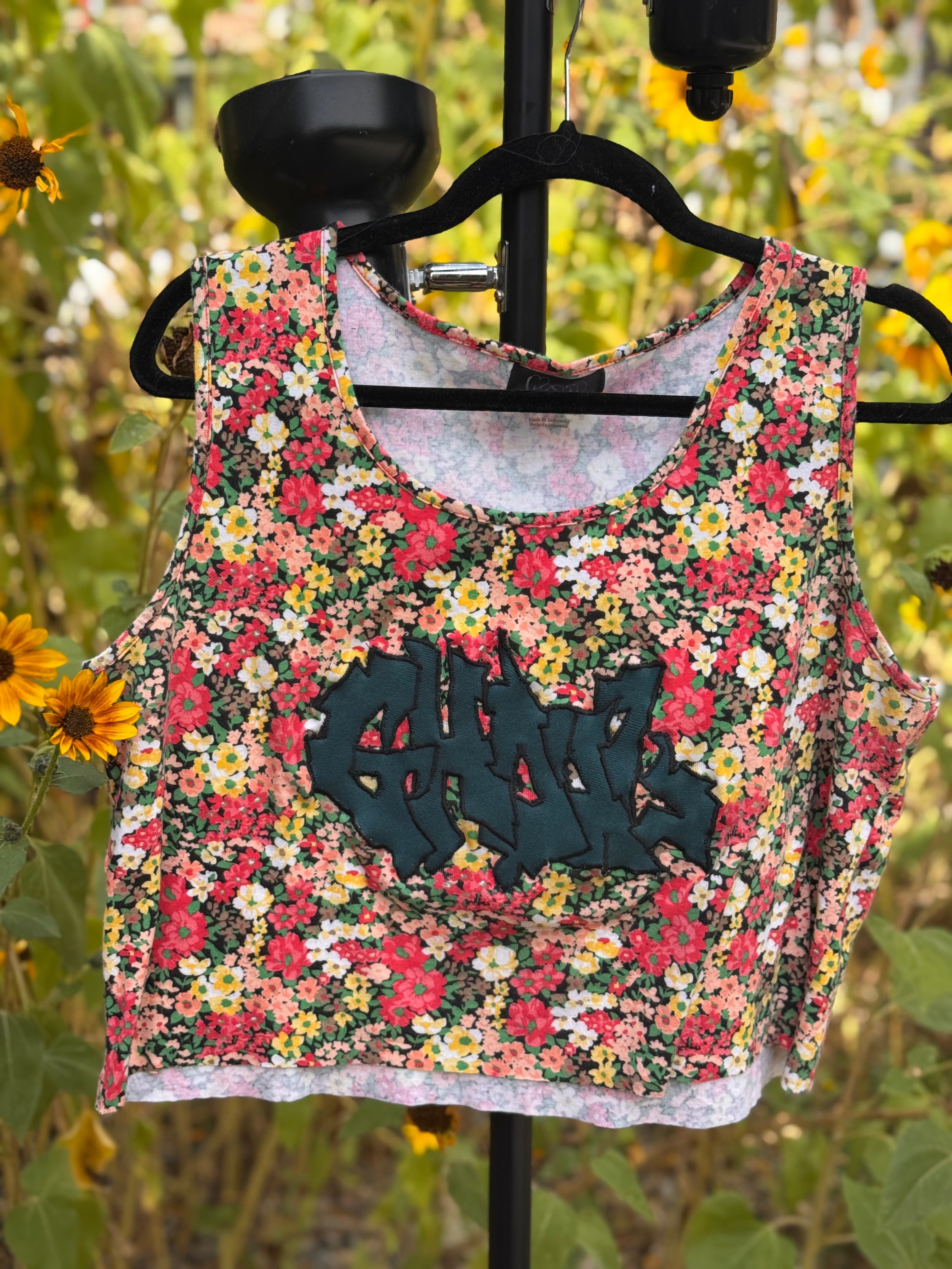 FLORAL 90s tank