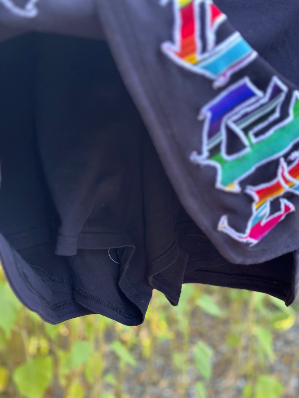 black skirt (with shorts!!) (AND POCKETS)