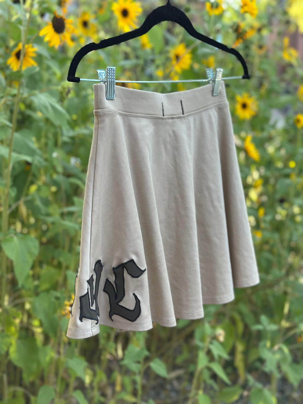 tan skirt WITH SHORTS