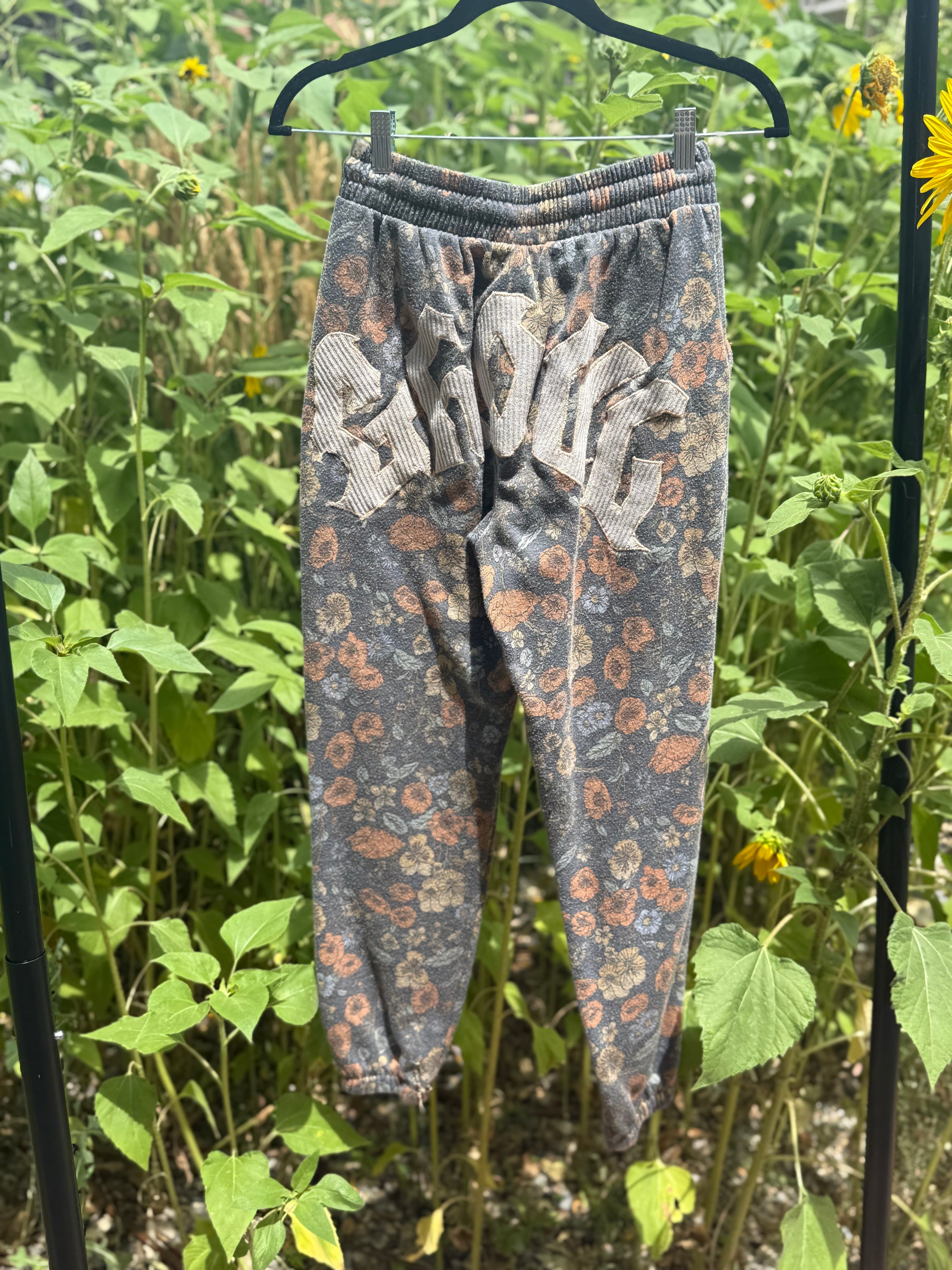 floral sweats