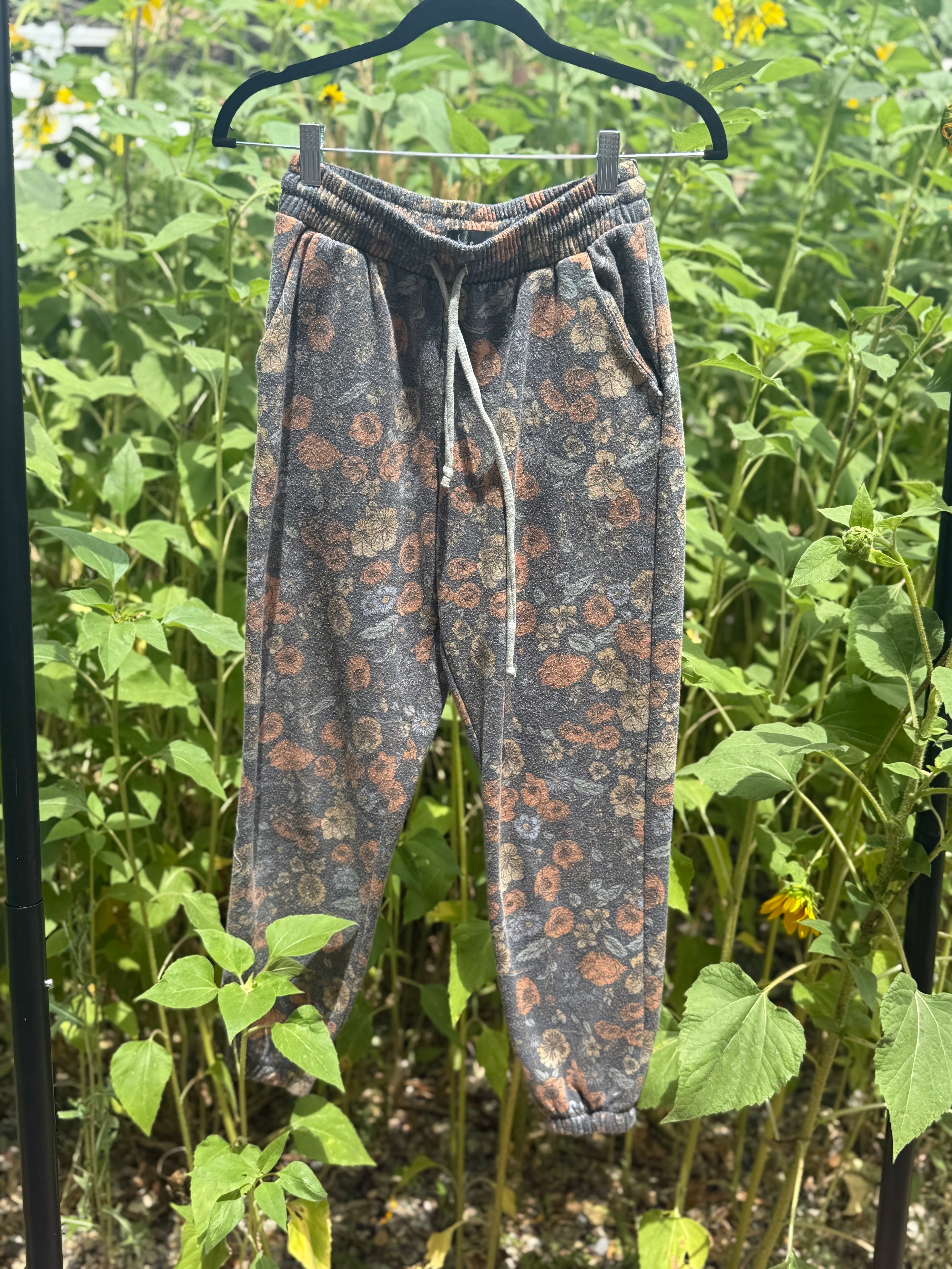 floral sweats