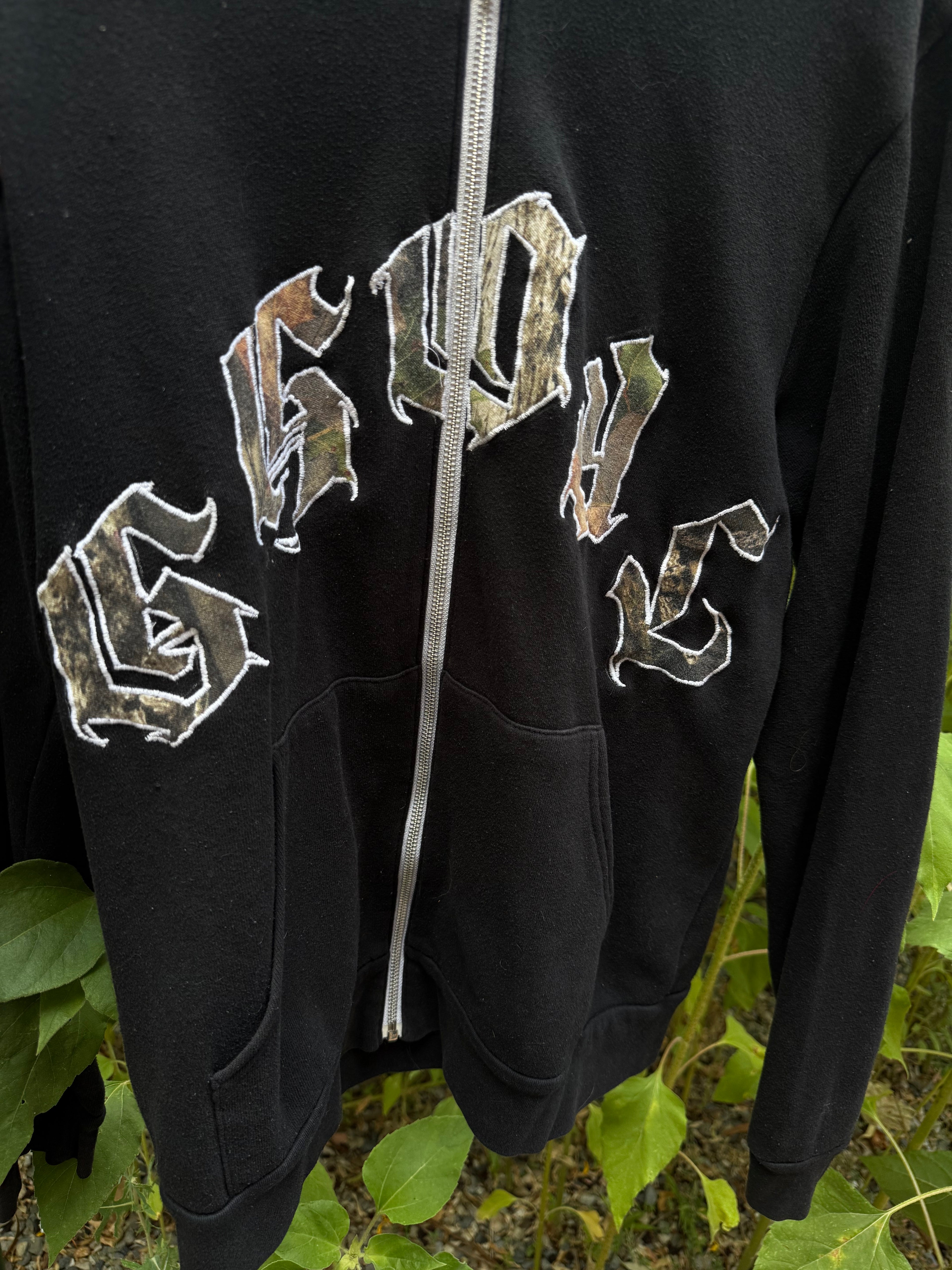 real tree black jacket