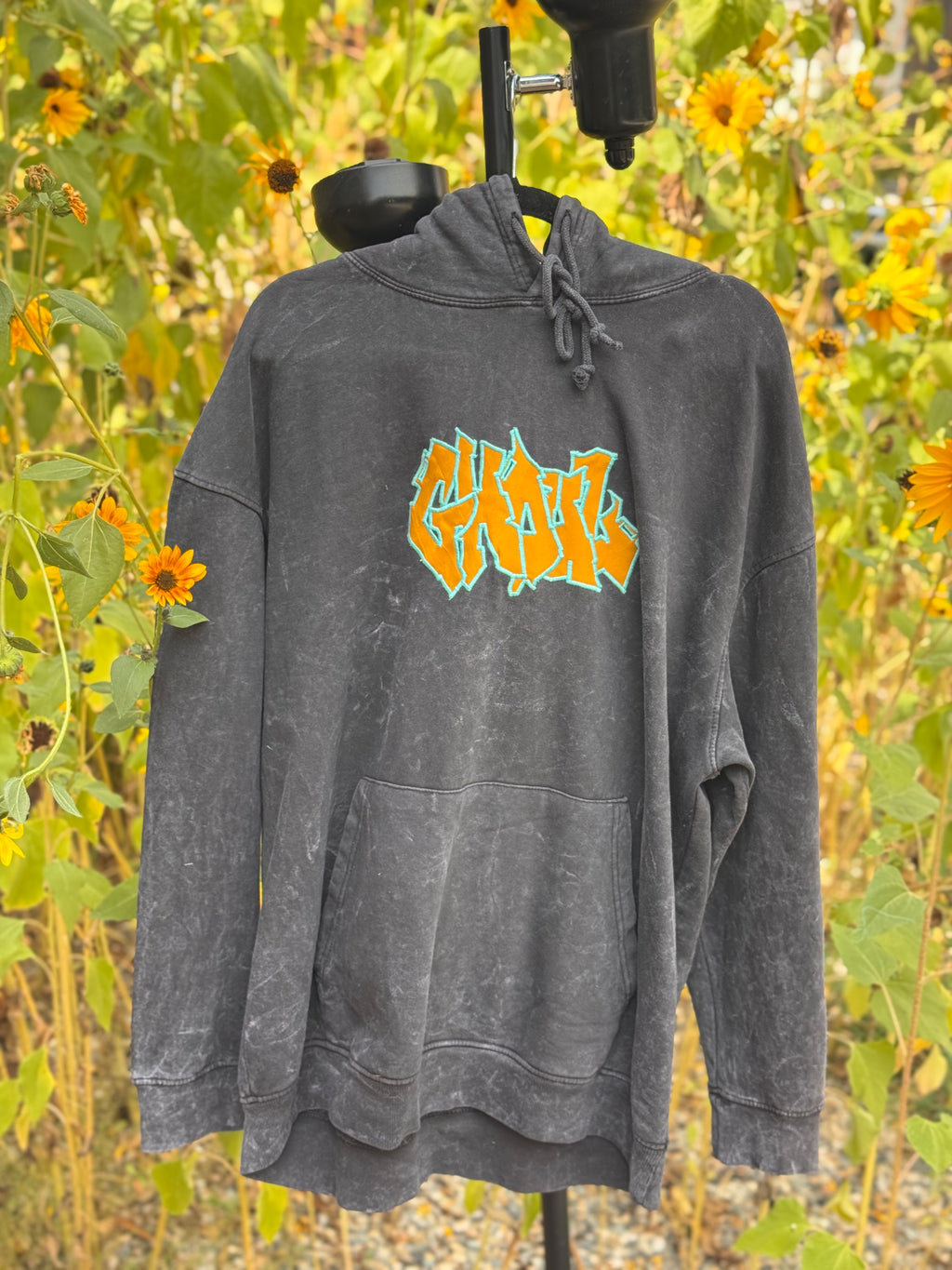 GREY OVERSIZED HOODIE